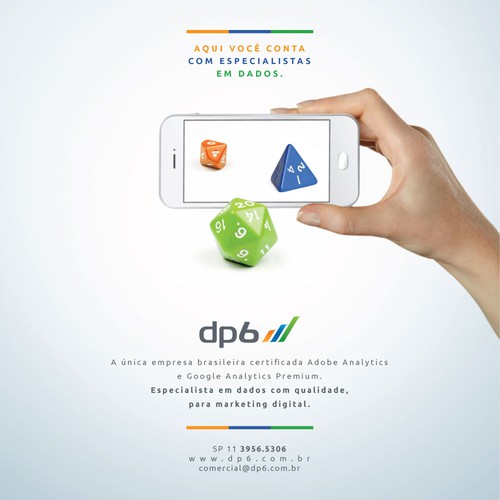 Publisher design with the title 'Advertising - Expert Data'