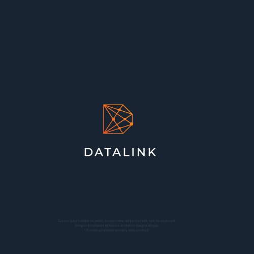 Link design with the title 'Data Link logo'