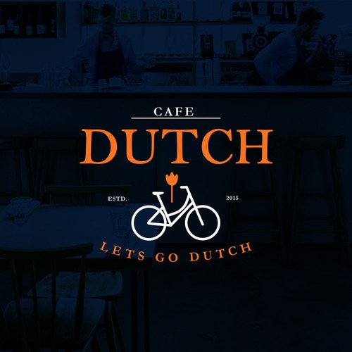 Coffee design with the title 'band identy for cafe bistro'