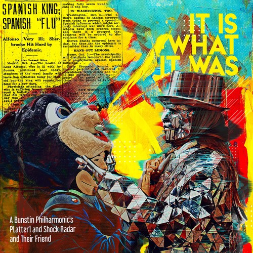 Crazy design with the title 'CD cover'