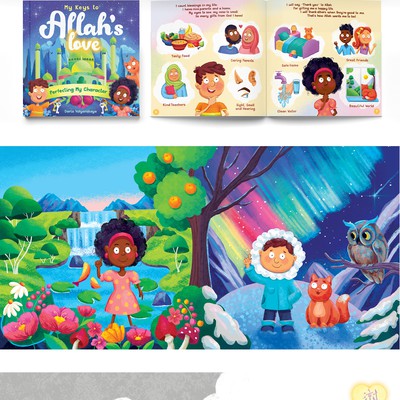 Colorful Children's book about Islam