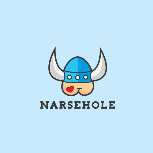 Nordic design with the title 'Bold, witty and playful viking logo'