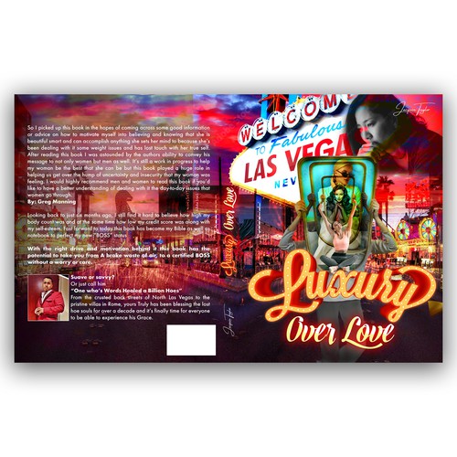 Amazon book cover with the title 'Luxury Over Love'