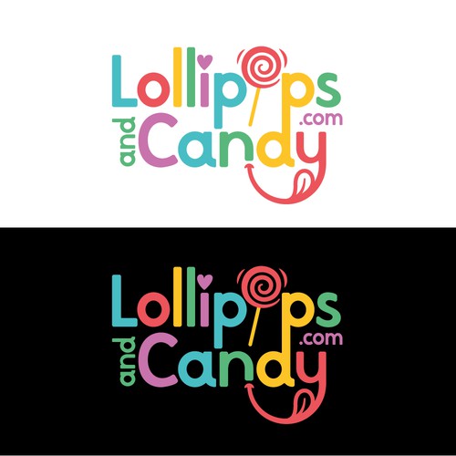 Candy design with the title 'Candy Logo'