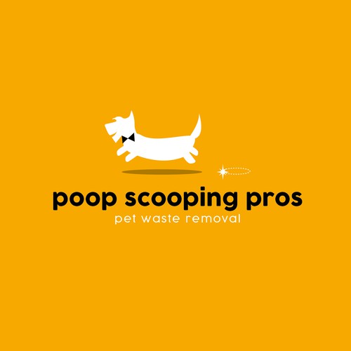Cleaner logo with the title 'Poop Scooping Pros'