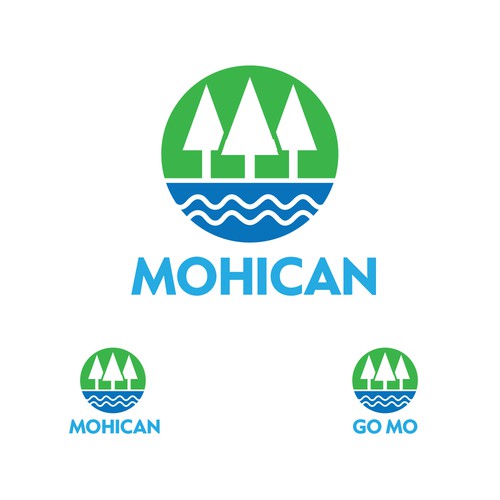 Swimming logo with the title 'Logo concept for a public Swimming Pool'