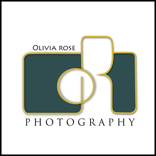 Illustrator design logo with the title 'Logo for Olivia Rose Photography'