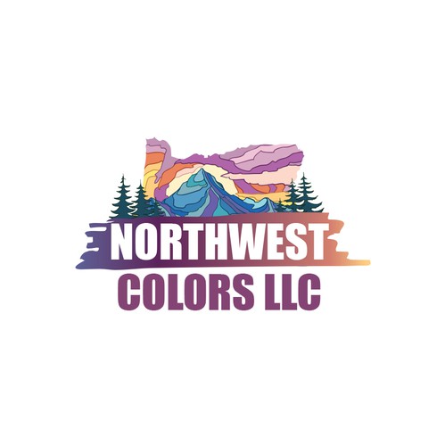 Portland logo with the title 'Northwest Colors LLC Logo'