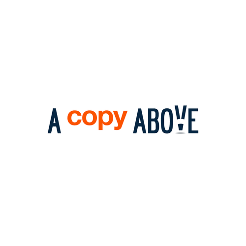 Copywriting design with the title 'A Professional Copywriter Logo'