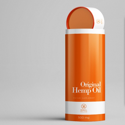 Tube packaging with the title 'Original Hemp Oil'