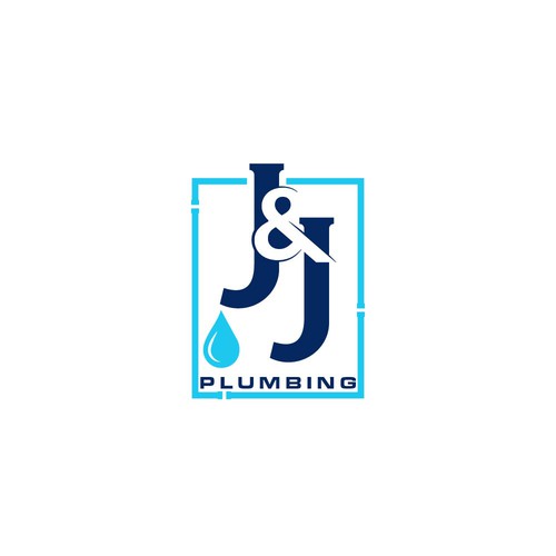 Plumbing logo with the title 'Plumbing logo for work trucks'