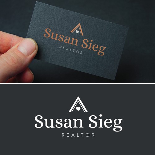 Honest logo with the title 'Modern Realtor logo design'