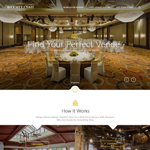 Event website with the title 'Event Company Website'