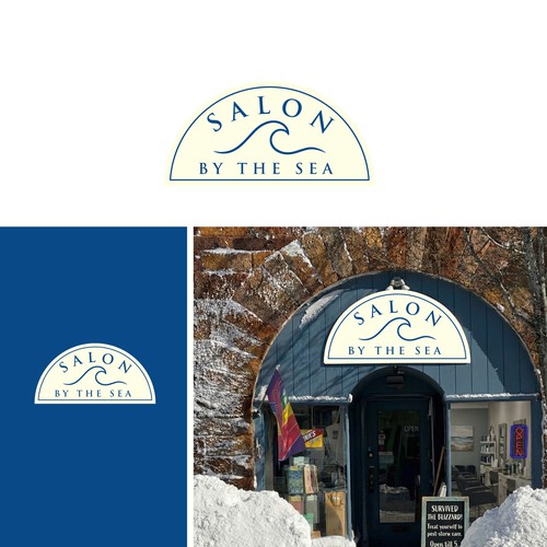 Sign logo with the title 'Salon Sign Logo'