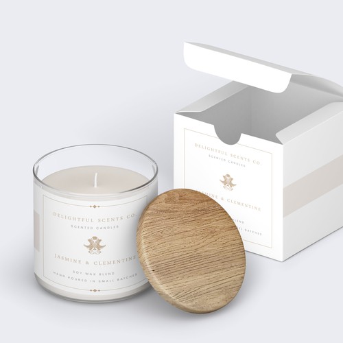Buy Custom labels For Candle Jars | The Candle Packaging