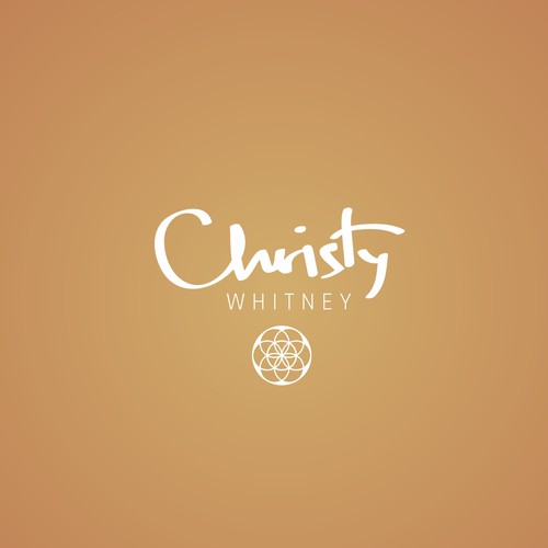 White logo with the title 'Christy Whitney'