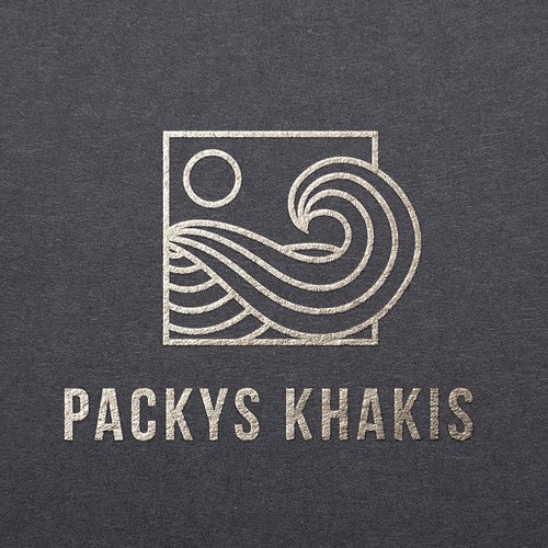 Aloha design with the title 'Logo for Packys Khakis'