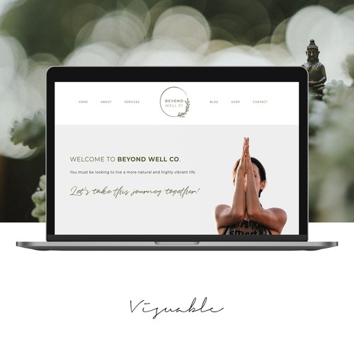 Healthy food design with the title 'Yoga Studio '