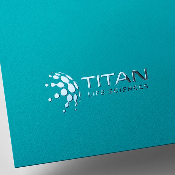 Unique design with the title 'Titian Life Sciences - Logo Design'