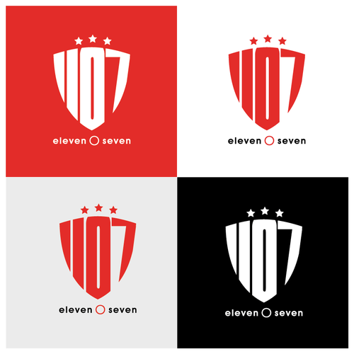 Shoe logo with the title 'Help eleven 0 seven of 1107 met een nieuw logo'