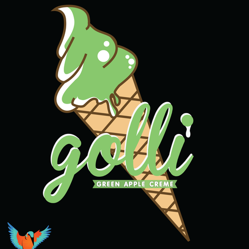 Delicious logo with the title 'Vape Oil Logo Design'