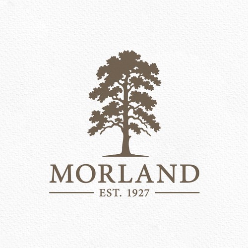 Apple tree logo with the title 'Simple Tree Farm Logo'