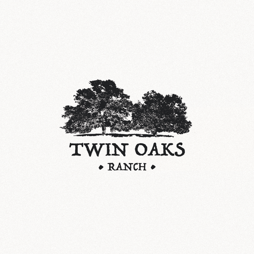 Twin logo with the title 'Twin Oaks Ranch'