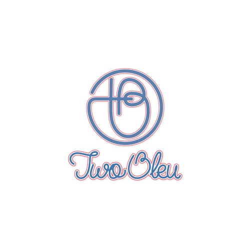 Mouse logo with the title 'logo for two bleu'