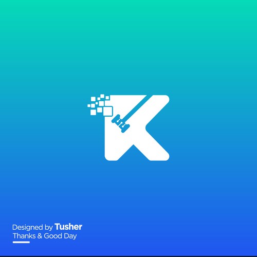 Hammer logo with the title 'Logo Design'