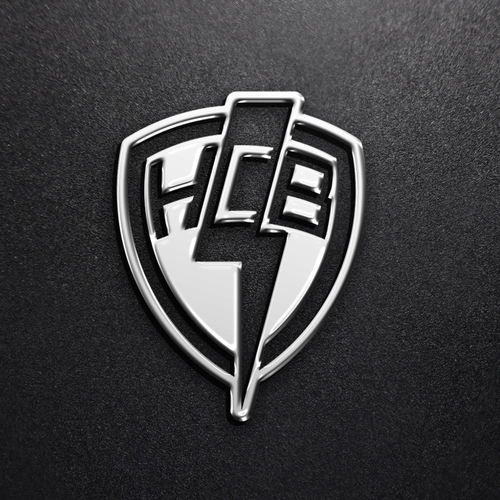 Lightning bolt design with the title 'HydraSports Custom Boats'