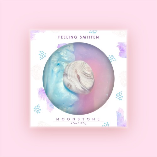 Soap packaging with the title 'Bath Soap Packaging design'