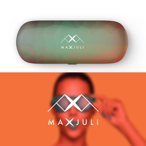 Sunglasses design with the title 'Logo Design'