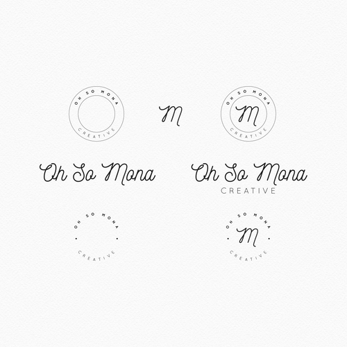 Headshot logo with the title 'Logo for Photographer & Lifestyle blogger'