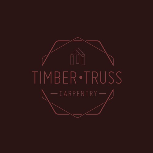 Carpentry logo with the title 'Timber Truss Carpentry'
