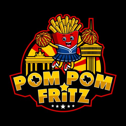 Food truck logo with the title 'Logo concept for a a food trailer that specializes in doner boxes'