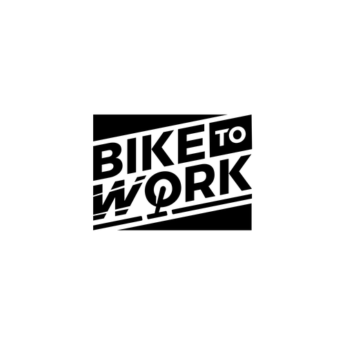 Cycle design with the title 'A logo for a bikers community campaign'