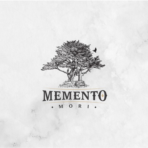 Memorial logo with the title 'Memento Mori'