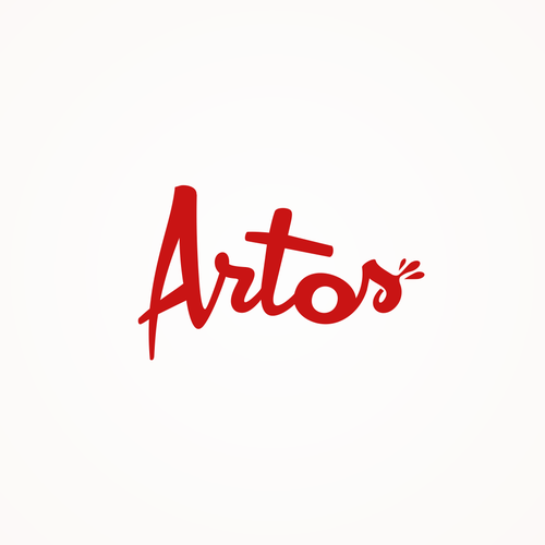 Text design with the title 'Bold logo concept for Artos'