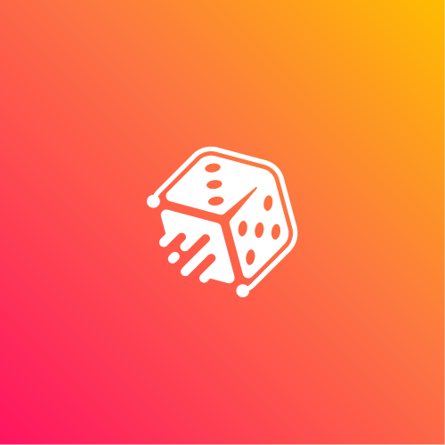 Dice design with the title 'Strong logo for an awesome online casino company'