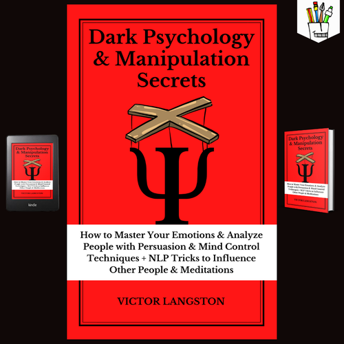 Psychology book cover with the title 'Book cover of an anti-manipulation book'