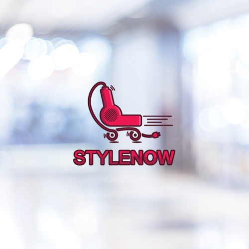 Style logo with the title 'Logo concept for mobile beauticians'