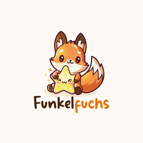Toy logo with the title 'FunkelFuchs'