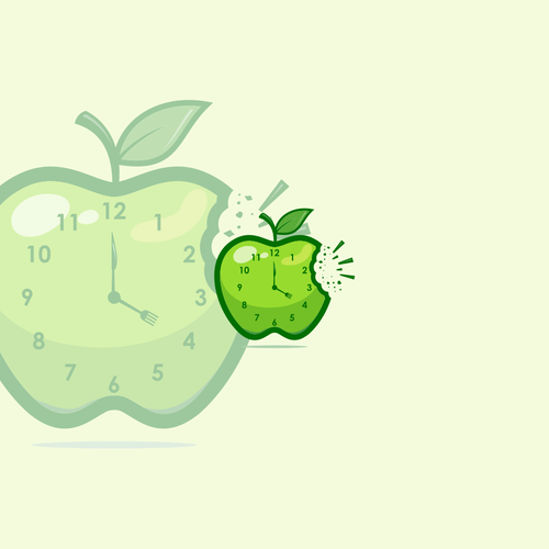 Cutlery logo with the title 'Crunchy Time'