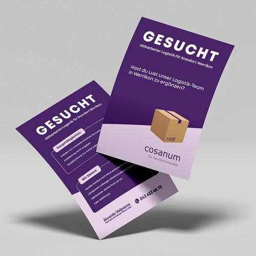 Flayer design with the title 'Job Flyer'