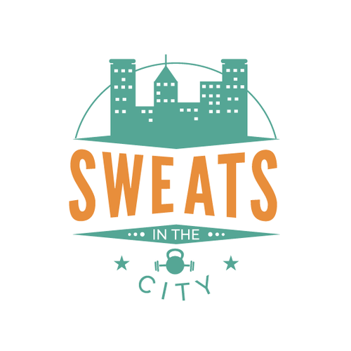 City logo with the title 'Retro Vintage City Gym'