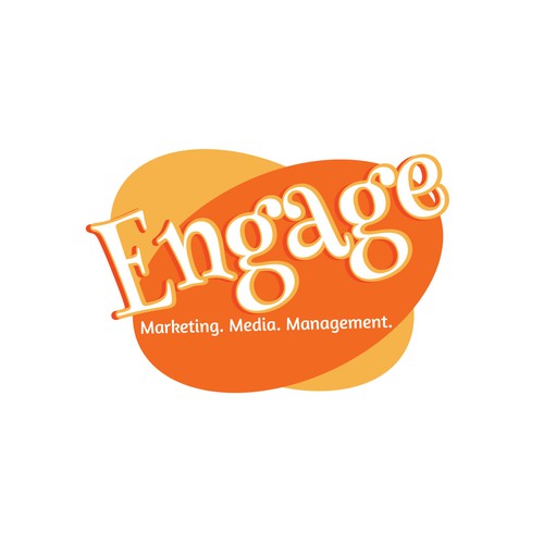 Citrus logo with the title 'Logo concept for a marketing agency seeking a fun, typographic design'