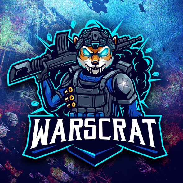 Explosion design with the title 'Warscrat'