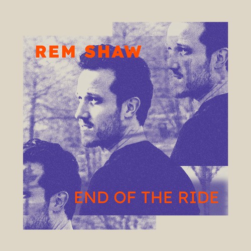 Screen print design with the title 'Album Cover Design '