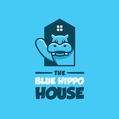 Hippo logo with the title 'Project for House Hippo parody website'