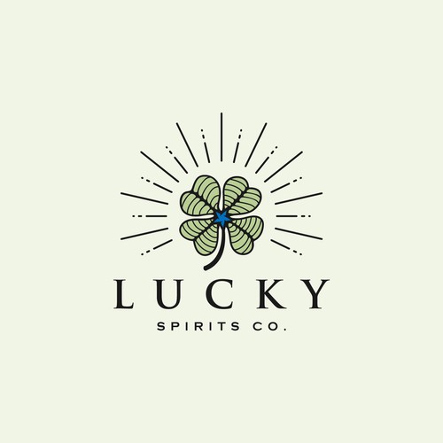 Logo with the title 'Lucky Spirit Logo'
